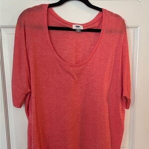 Old Navy Women's Coral Top